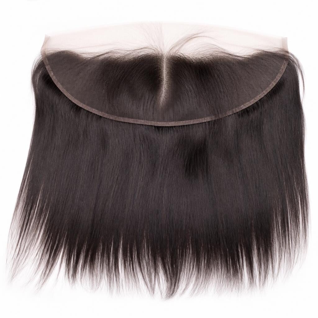 Wholesale 13x6 HD Lace Frontal in Nuwara Eliya, Central Province, Sri Lanka โ front view ยท 100% human hair extensions โ wholesale from India ยท Suvita Hair