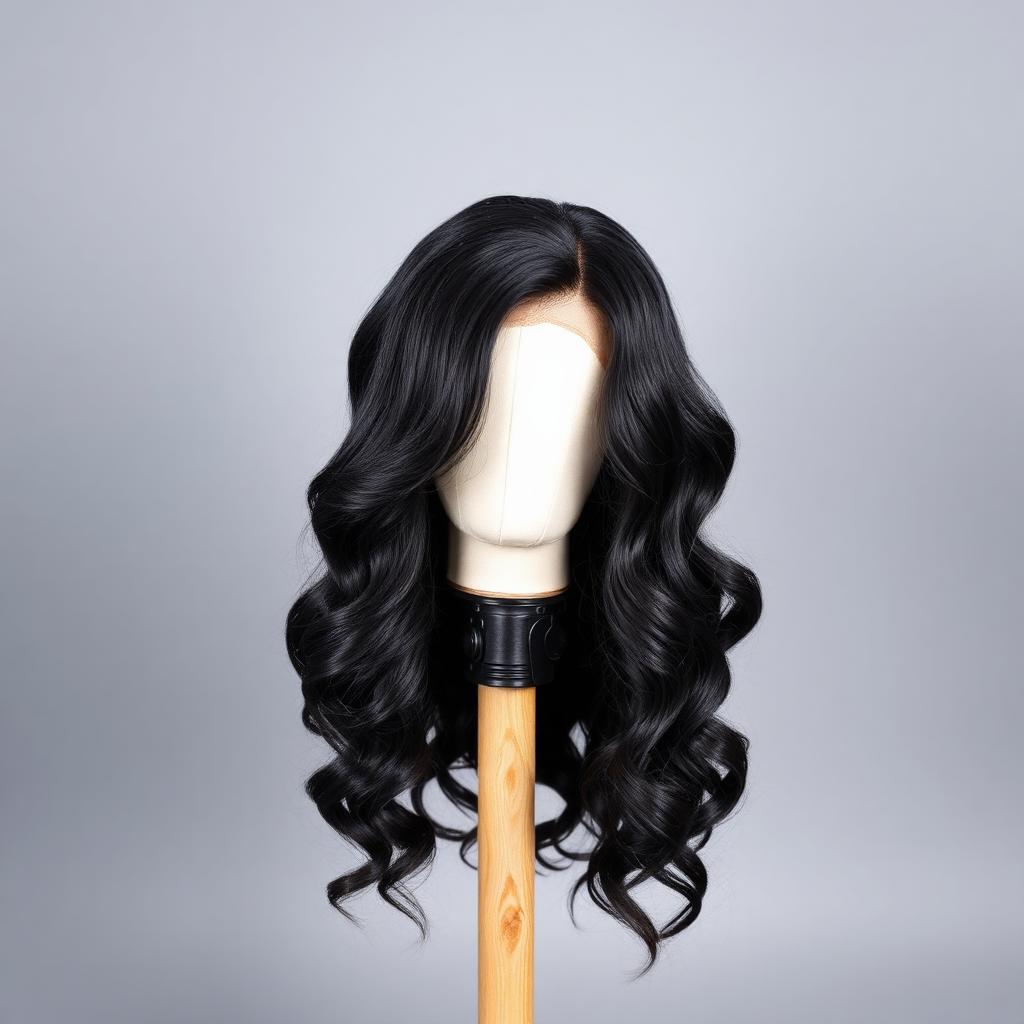 Wholesale 18" Body Wave Lace Front Wig in Iquique, Tarapacá, Chile — front view · 100% human hair extensions — wholesale from India · Suvita Hair