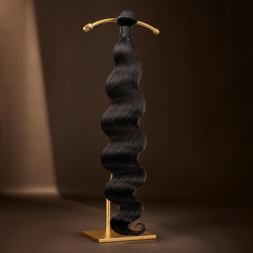 Wholesale 26" Body Wave Bundles in Dessie (Amhara Wollo Commercial), Wollo Zone (Amhara — Dessie & Kombolcha), Ethiopia — front view · 100% human hair extensions — wholesale from India · Suvita Hair