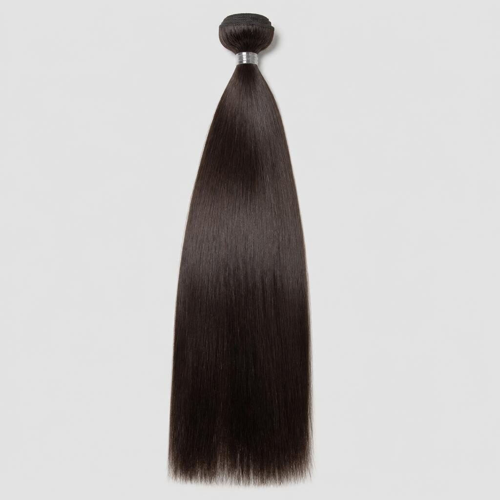 Wholesale Brazilian Straight Bundles in Kolding, Syddanmark (Southern Denmark), Denmark โ front view ยท 100% human hair extensions โ wholesale from India ยท Suvita Hair