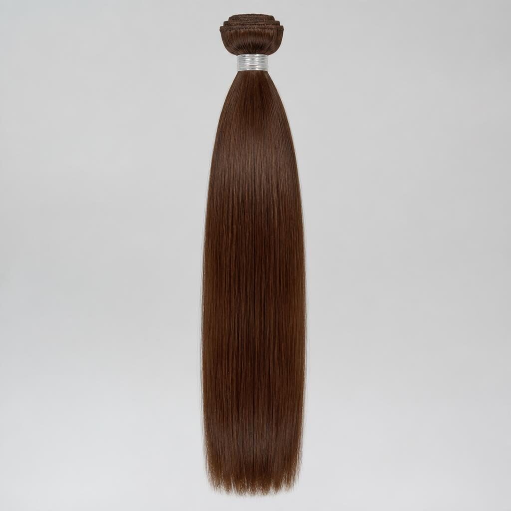 Wholesale Chocolate Brown #4 Collection in Cowdray Park (Bulawayo Largest), Bulawayo (Second City), Zimbabwe โ front view ยท 100% human hair extensions โ wholesale from India ยท Suvita Hair