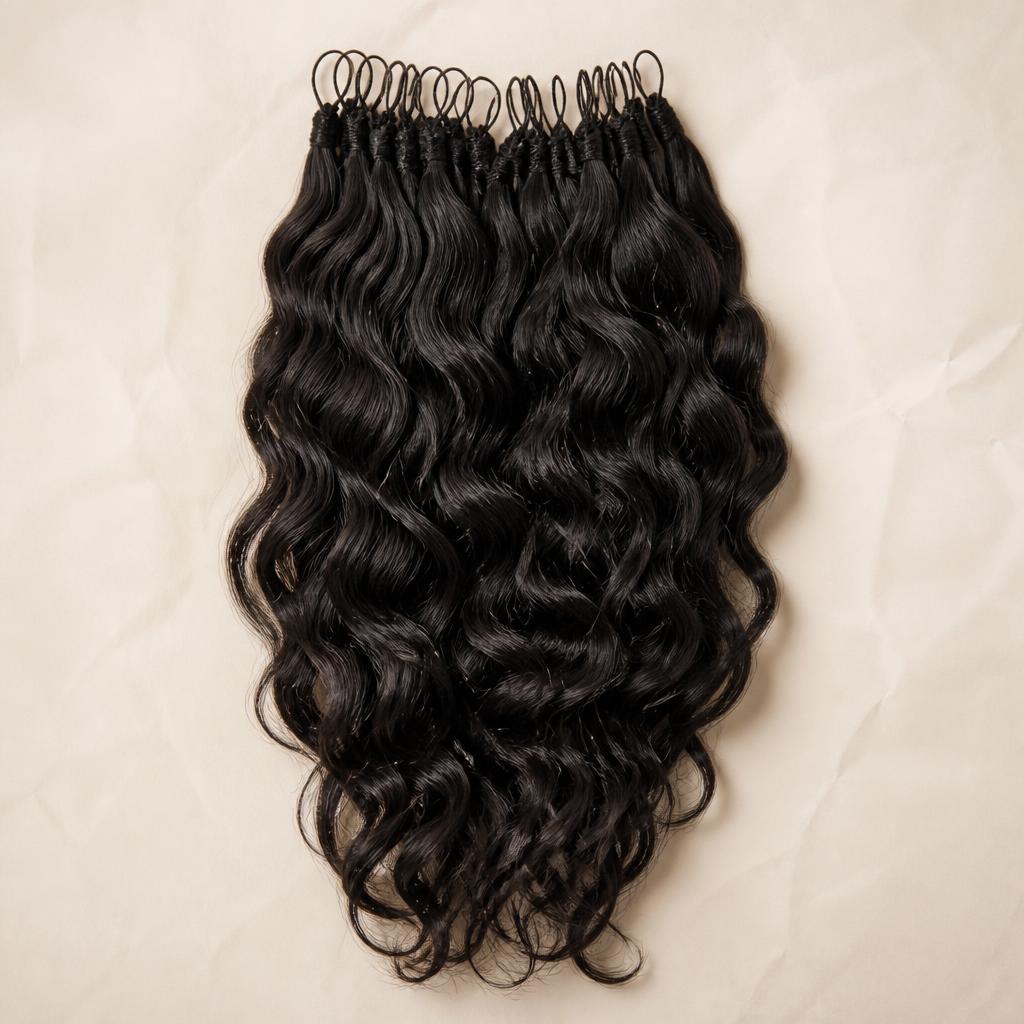 Wholesale Human Hair Crochet Braid Hair in Punta Carretas (Montevideo Elite), Montevideo (Capital — Río de la Plata), Uruguay — front view · 100% human hair extensions — wholesale from India · Suvita Hair