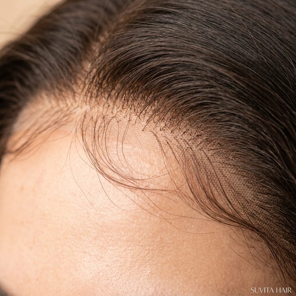Glueless HD Lace Wig — texture close-up (2 of 3) · Suvita Hair