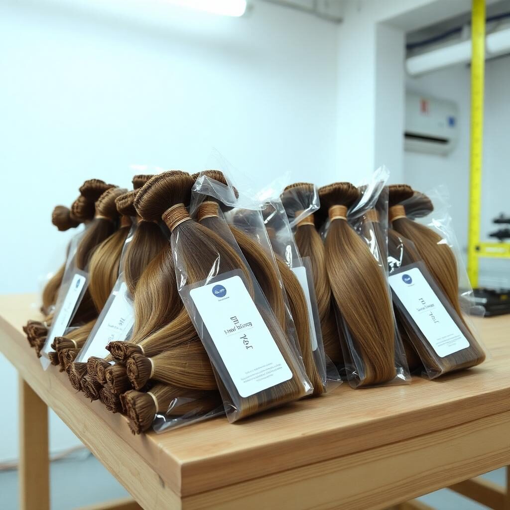 Wholesale Highlight P4/27 Extensions in Bilwi / Puerto Cabezas (Miskito Capital), RACCN (North Caribbean / Miskito Coast), Nicaragua — front view · 100% human hair extensions — wholesale from India · Suvita Hair