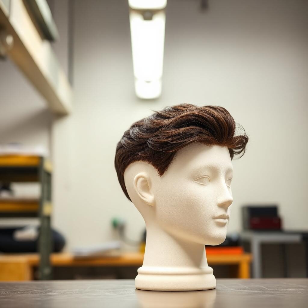 Wholesale Men's Hair System (Toupee) in Västmanland County, Sweden — front view · 100% human hair extensions — wholesale from India · Suvita Hair