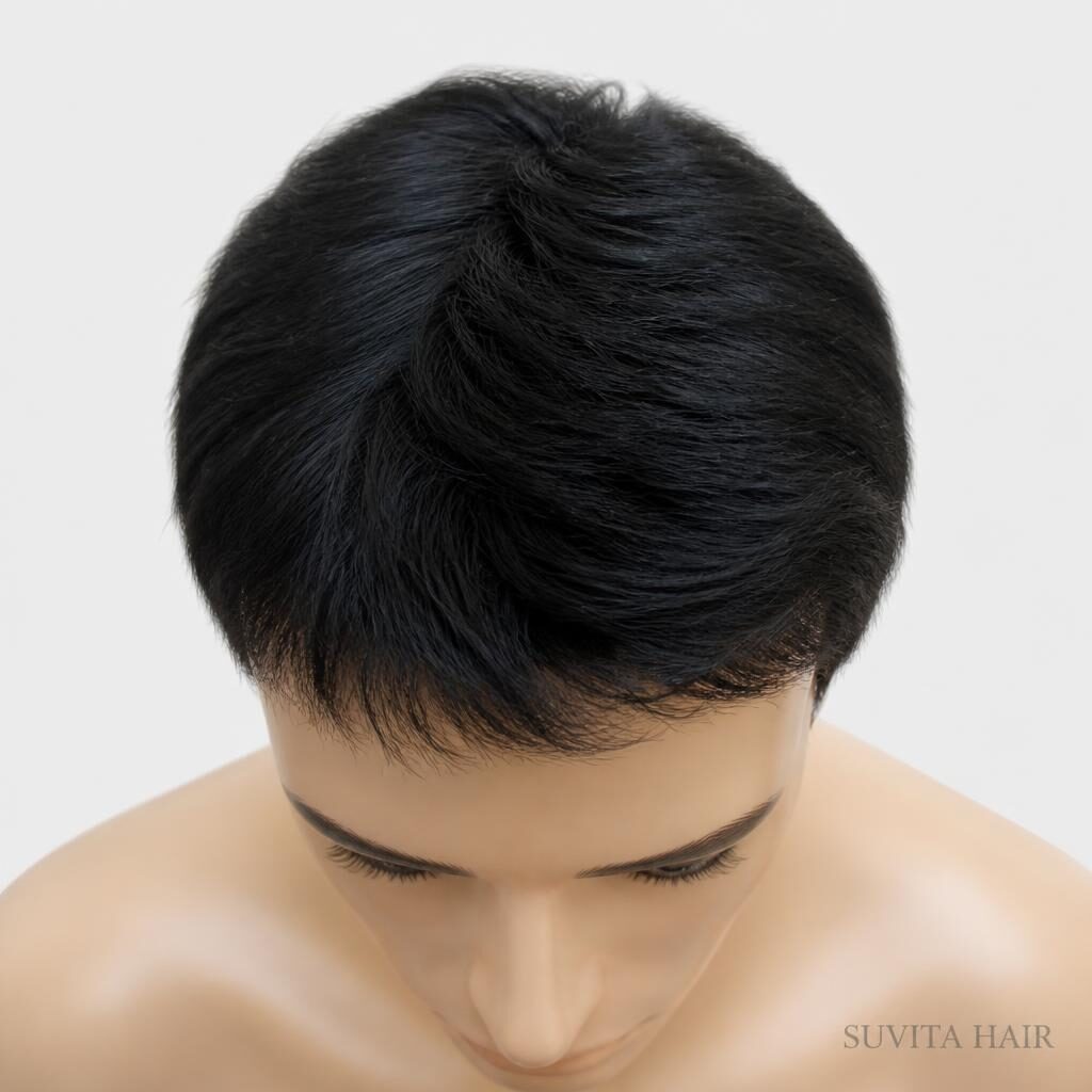 Men's Lace Hair System — length & bundle detail (3 of 3) · Suvita Hair