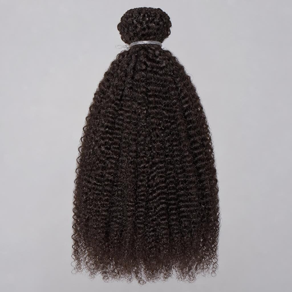 Wholesale Mongolian Kinky Curly Bundles in Kolding, Syddanmark (Southern Denmark), Denmark โ front view ยท 100% human hair extensions โ wholesale from India ยท Suvita Hair