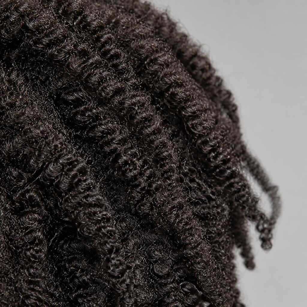 Mongolian Kinky Curly Bundles — texture close-up (2 of 3) · Suvita Hair