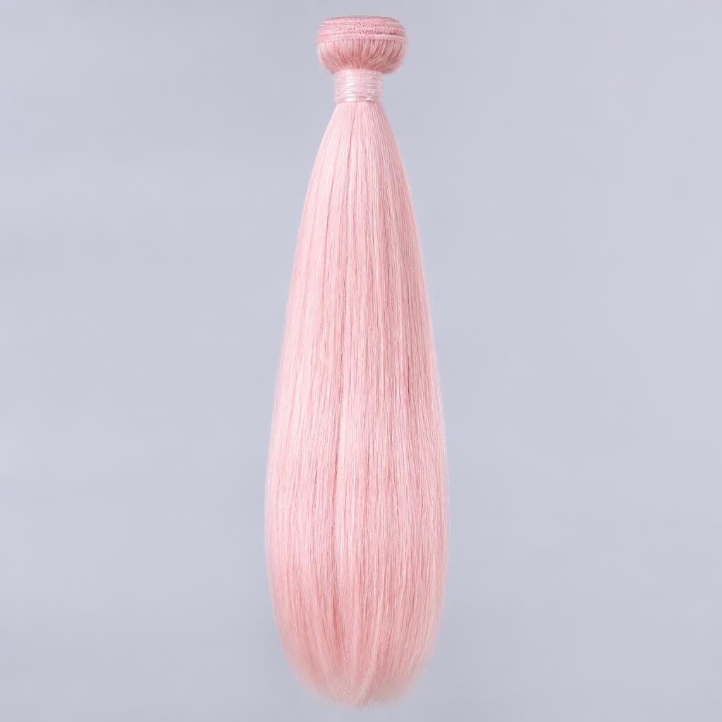Wholesale Pastel Pink Collection in Gyumri (Second City), Shirak (Gyumri โ Second City), Armenia โ front view ยท 100% human hair extensions โ wholesale from India ยท Suvita Hair