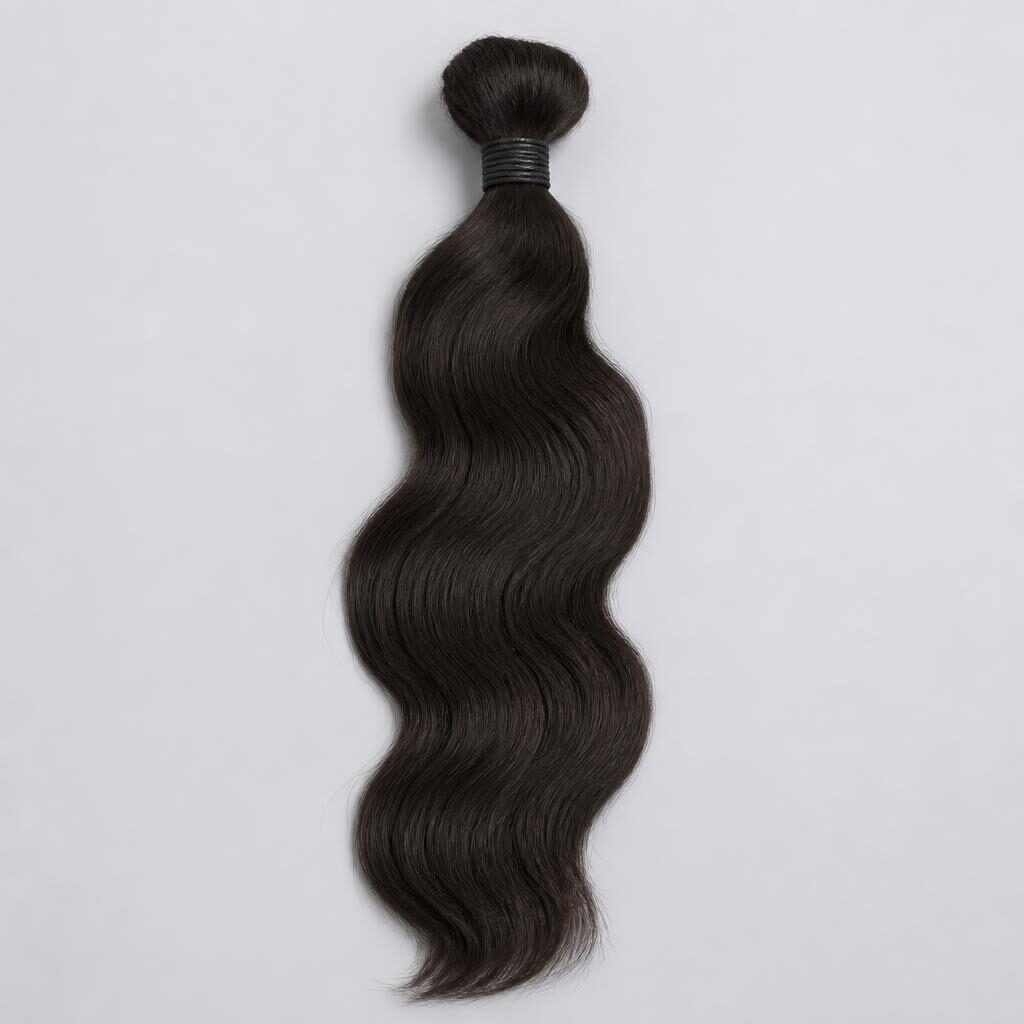 Wholesale Raw Brazilian Hair in Ilfov (Bucharest Metro), Romania — front view · 100% human hair extensions — wholesale from India · Suvita Hair